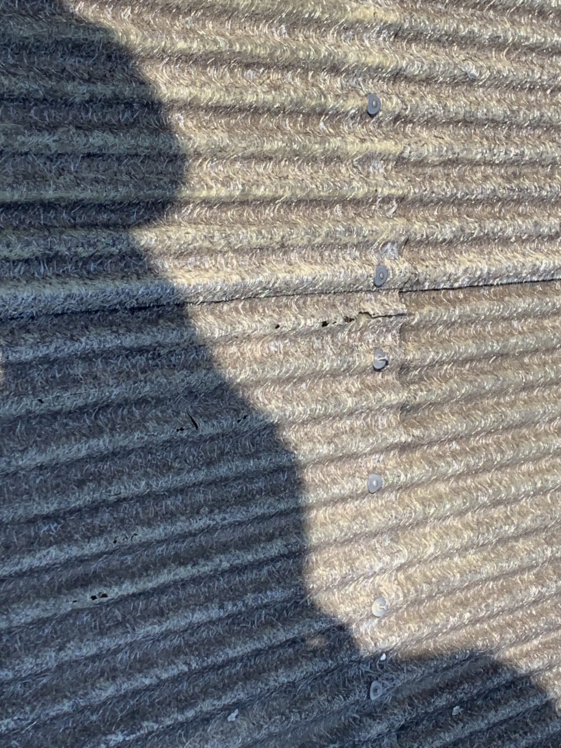 四日市市にて雪により壊れた波板