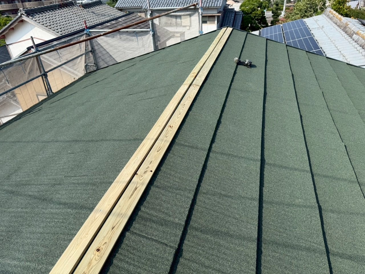 亀山市屋根葺き替え