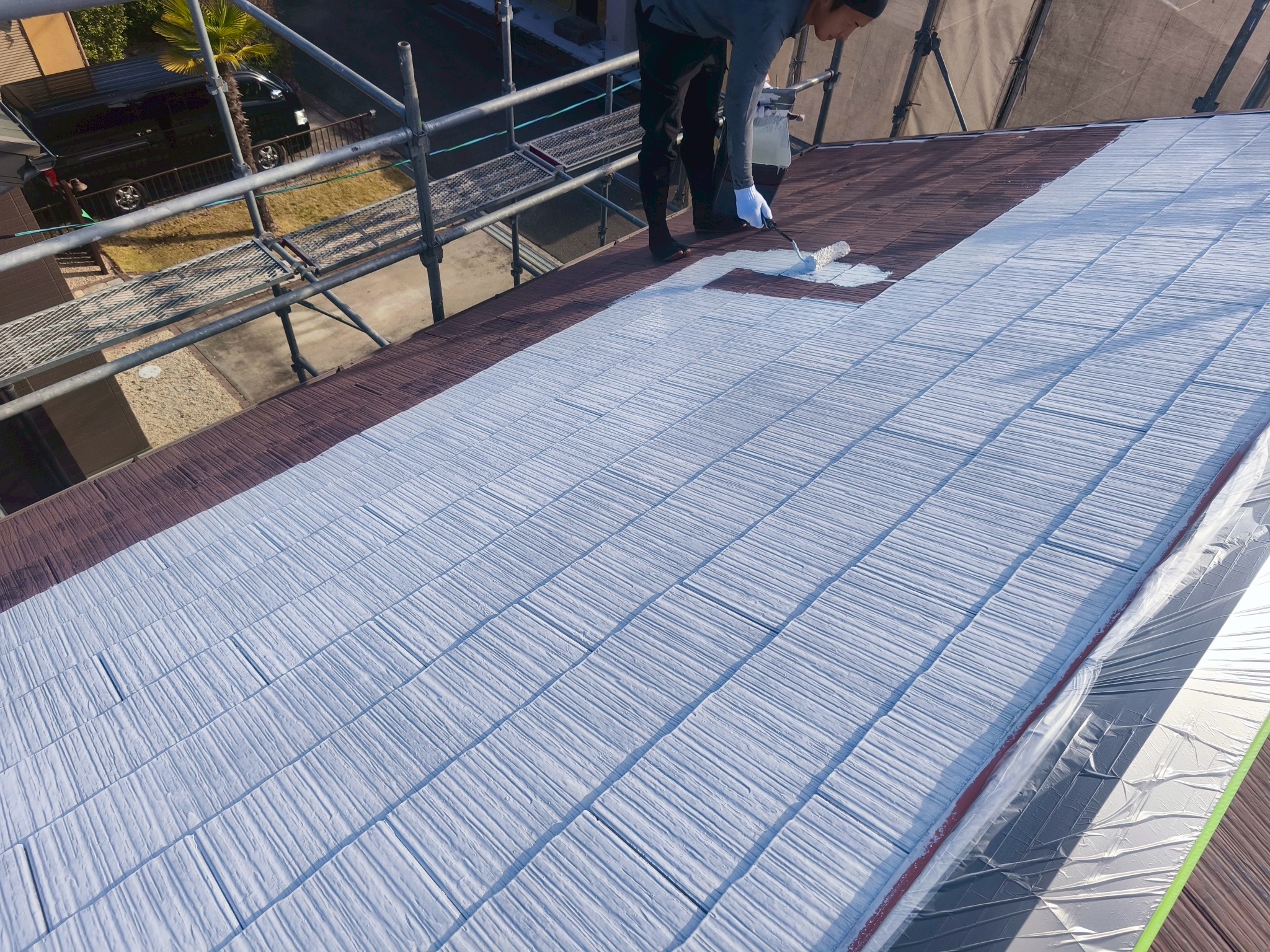 四日市市カラーベスト屋根塗装