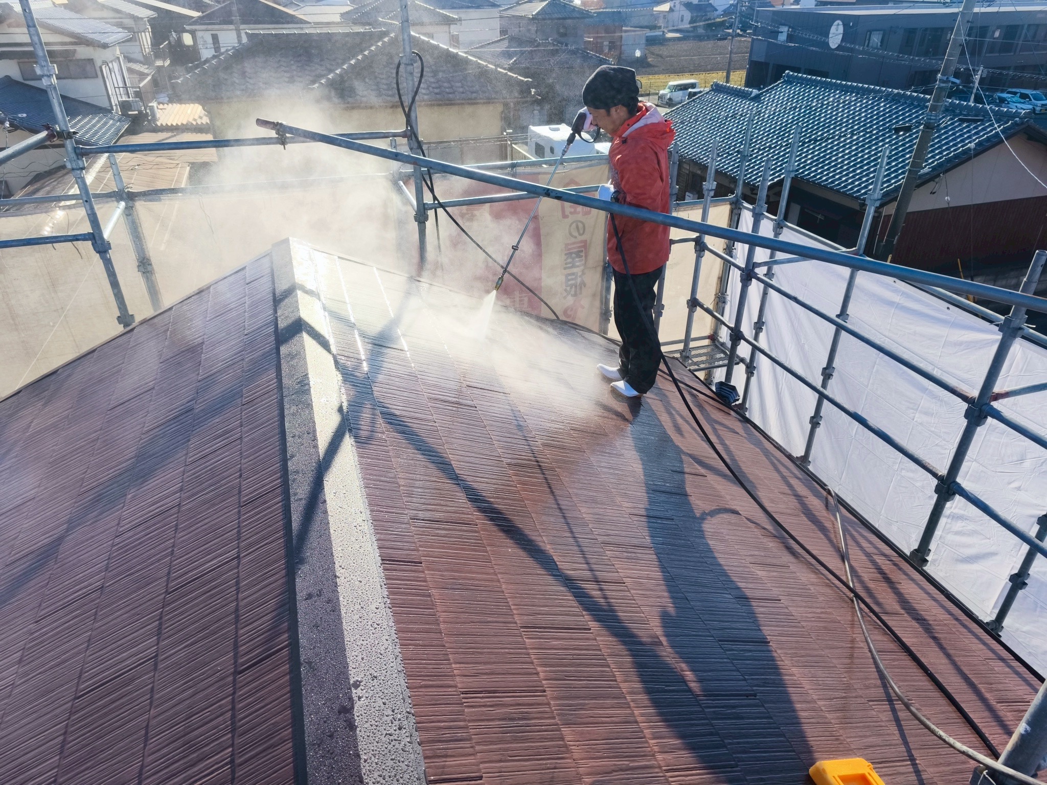 四日市市カラーベスト屋根塗装