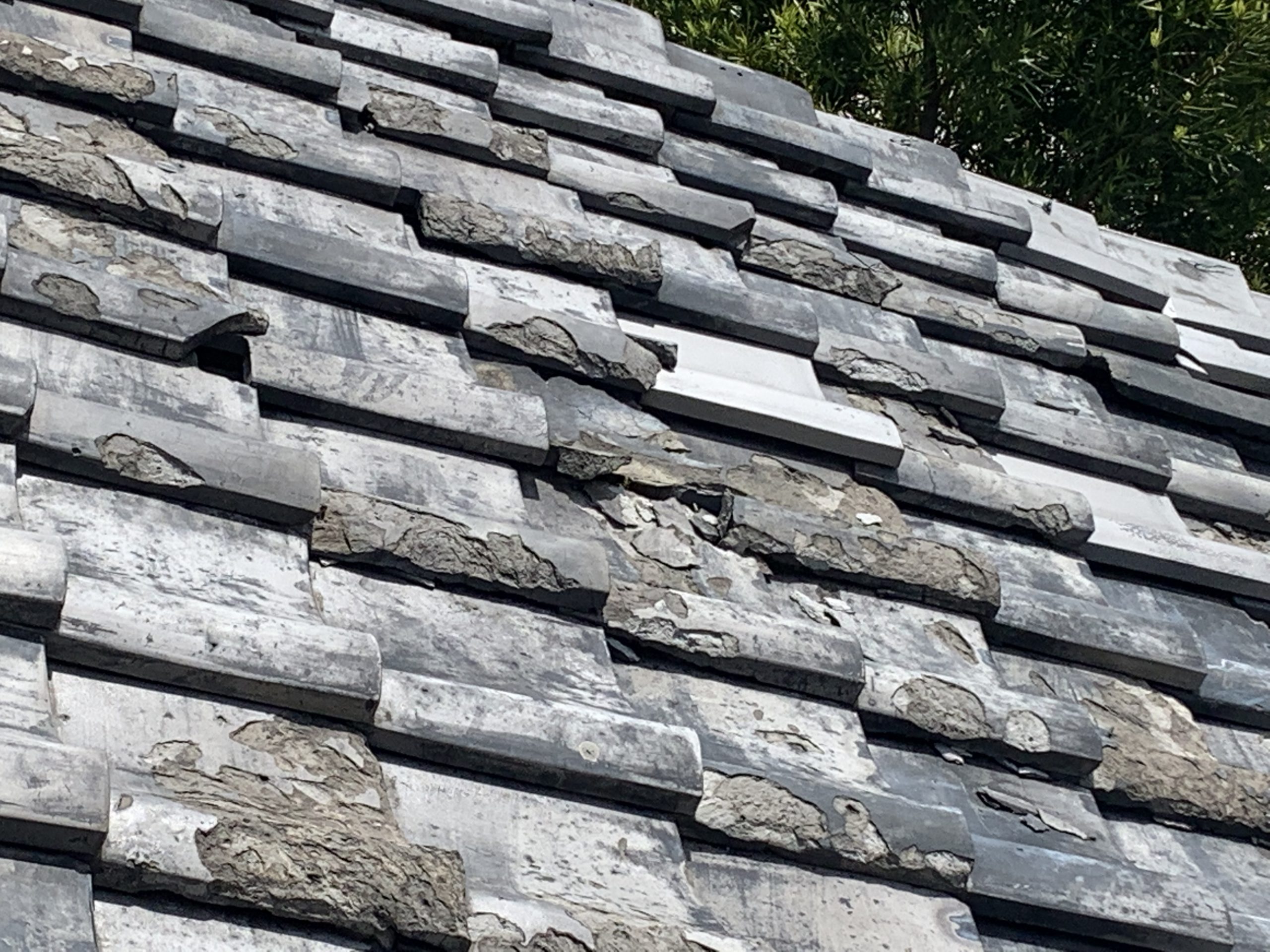 四日市市の雨漏り発生現場