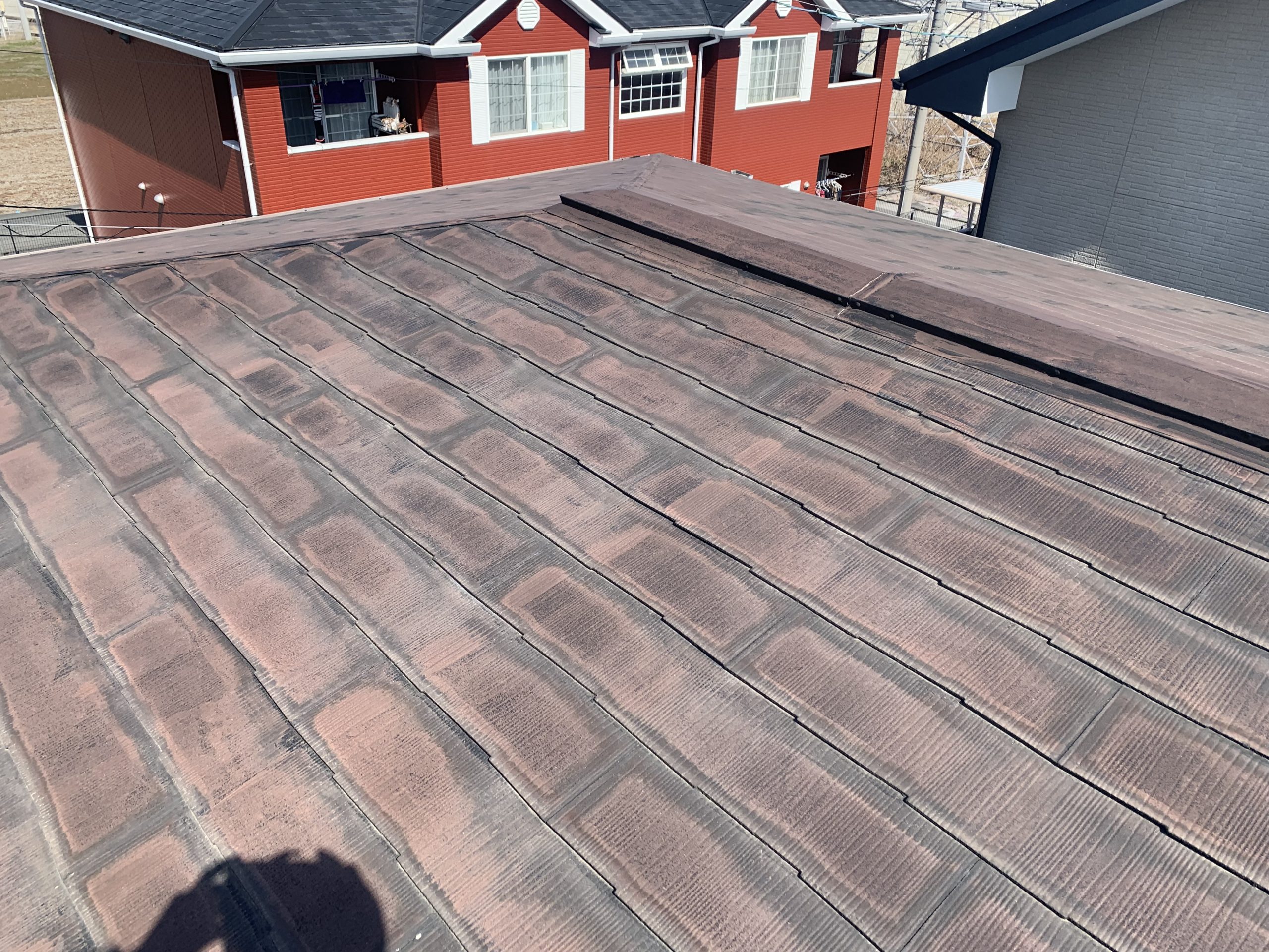 川越町のセキスイハウスのカラーベスト屋根