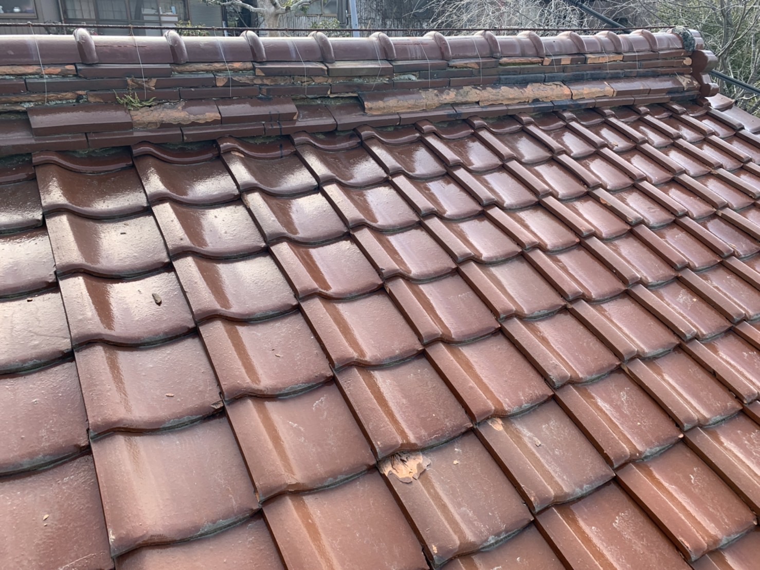 桑名市屋根葺き替え工事