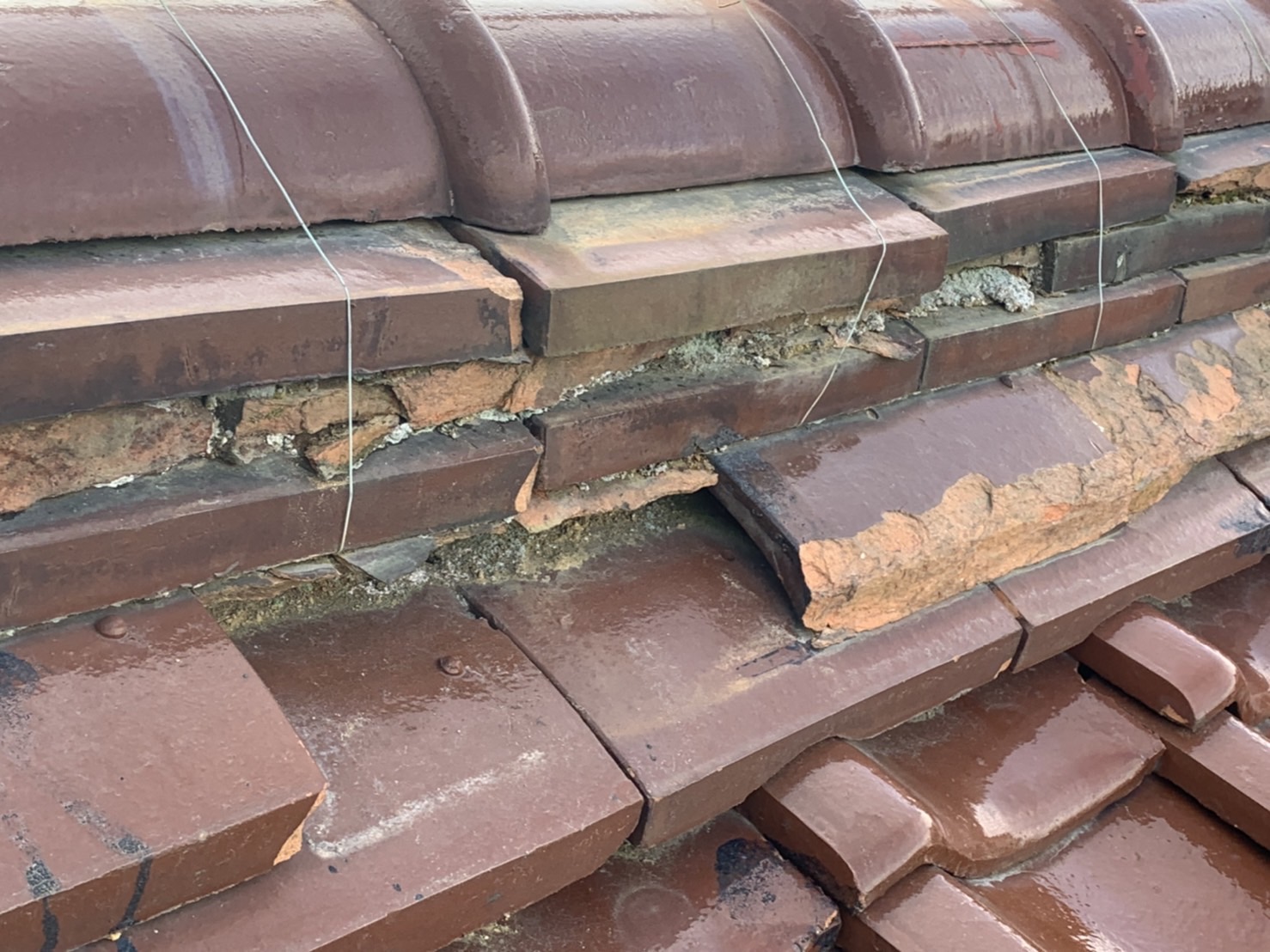 桑名市屋根葺き替え工事