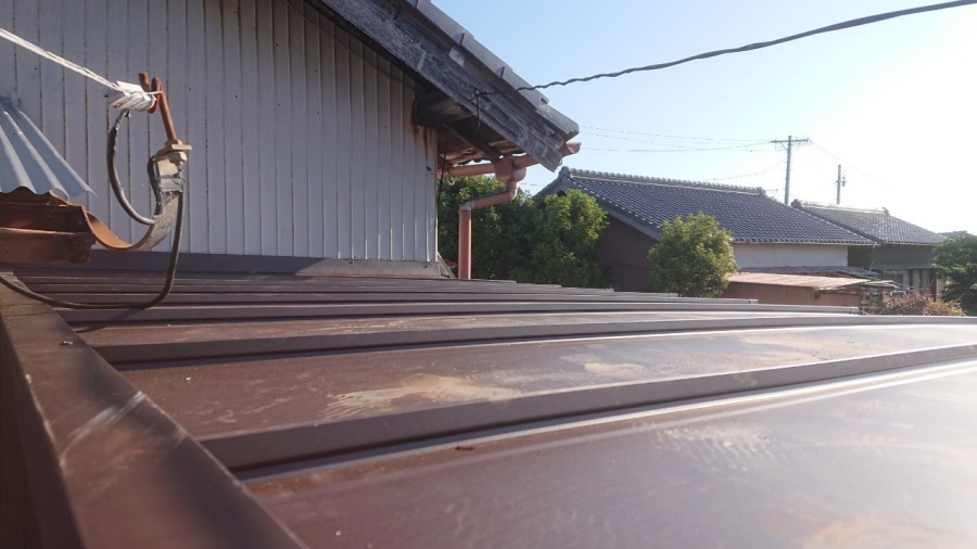 四日市、雨漏れ修理、屋根板金