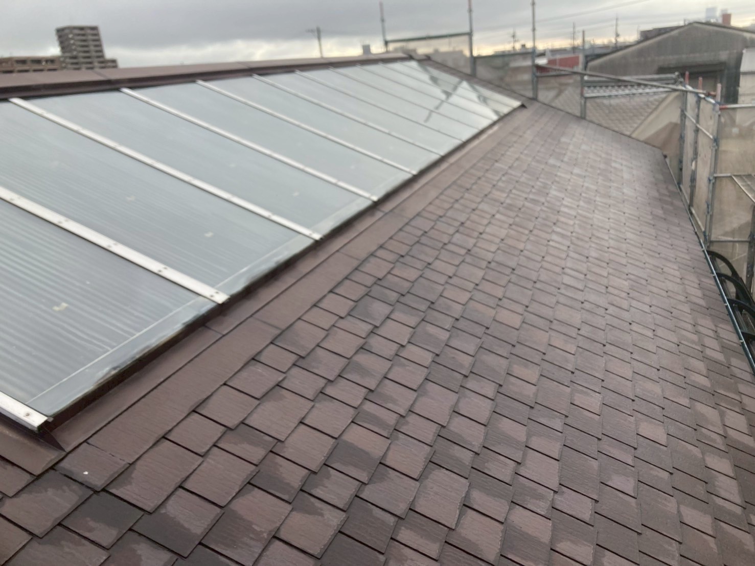 鈴鹿市スーパーシャネツサーモFを使用した屋根塗装