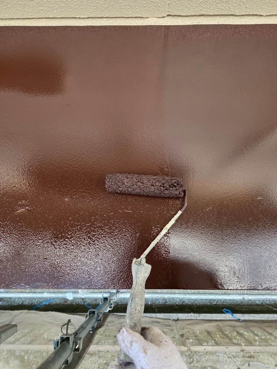 四日市市で2回目の外壁塗装にプレミアムシリコンを使用した施工写真