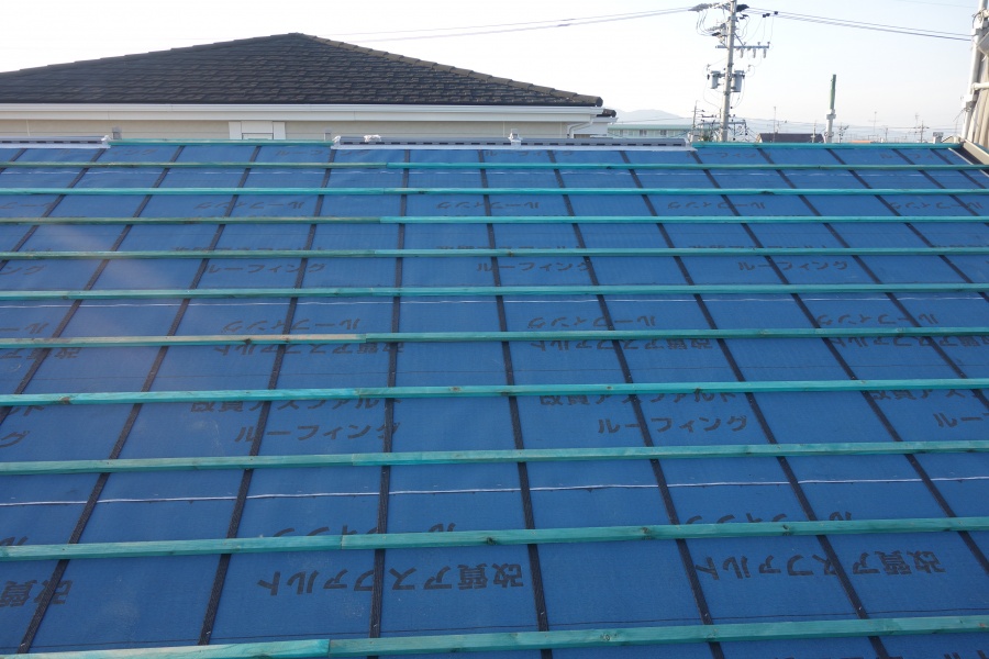 ルーフィング　棟換気