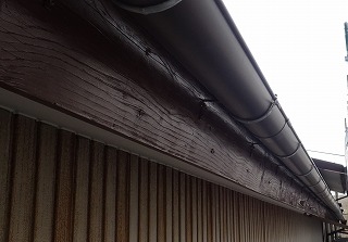 雨樋交換　街の屋根やさん四日市店　津市