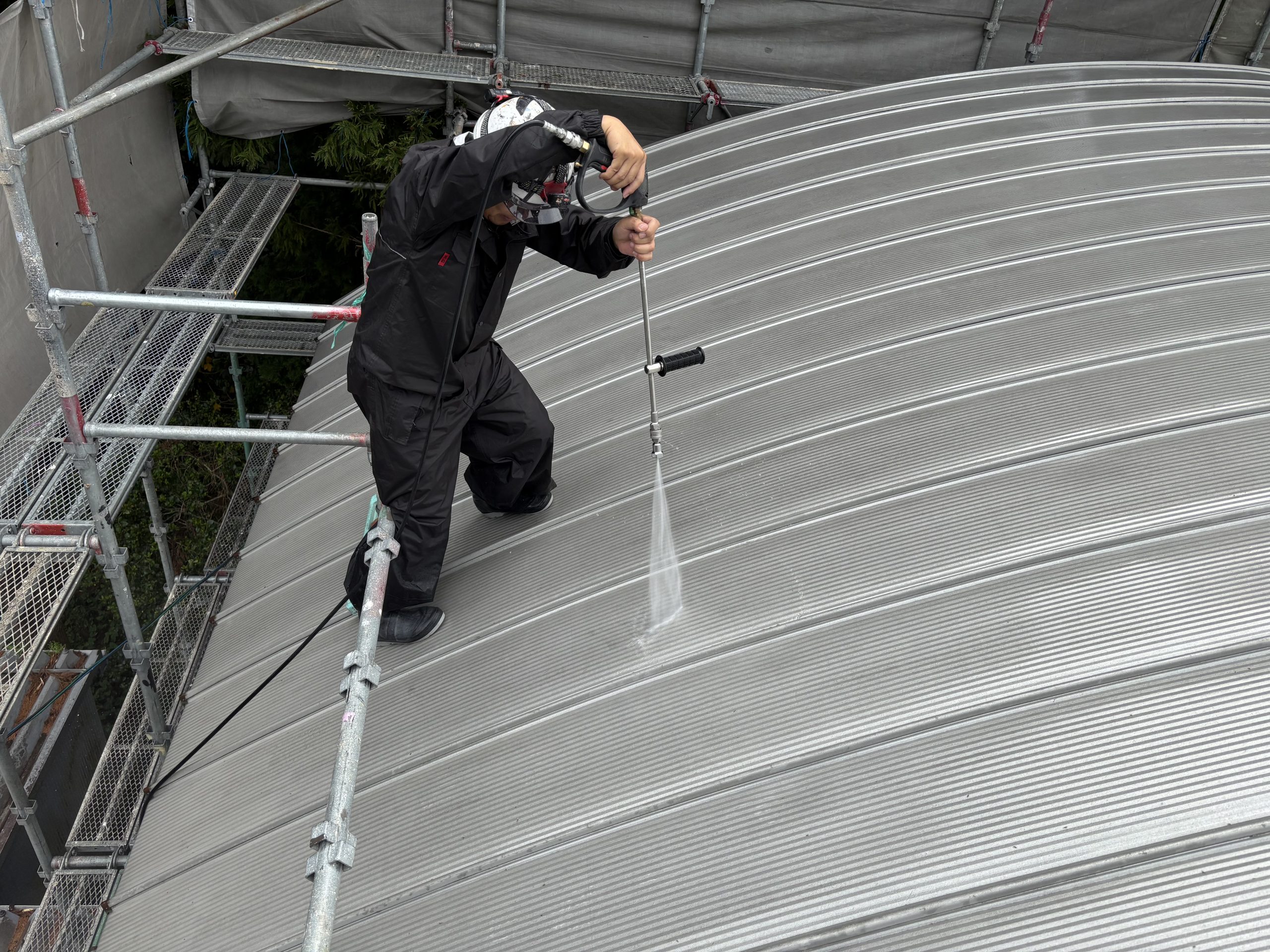 四日市市金属屋根の屋根塗装