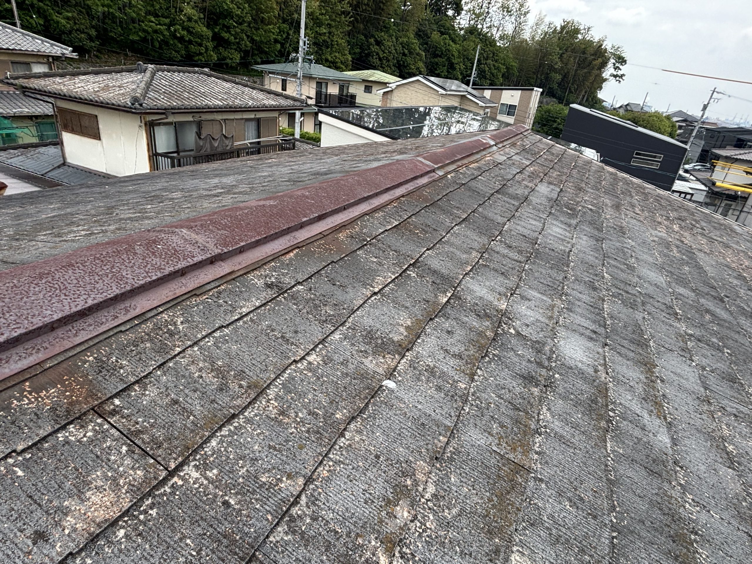 四日市市屋根カバー工法スーパーガルテクト
