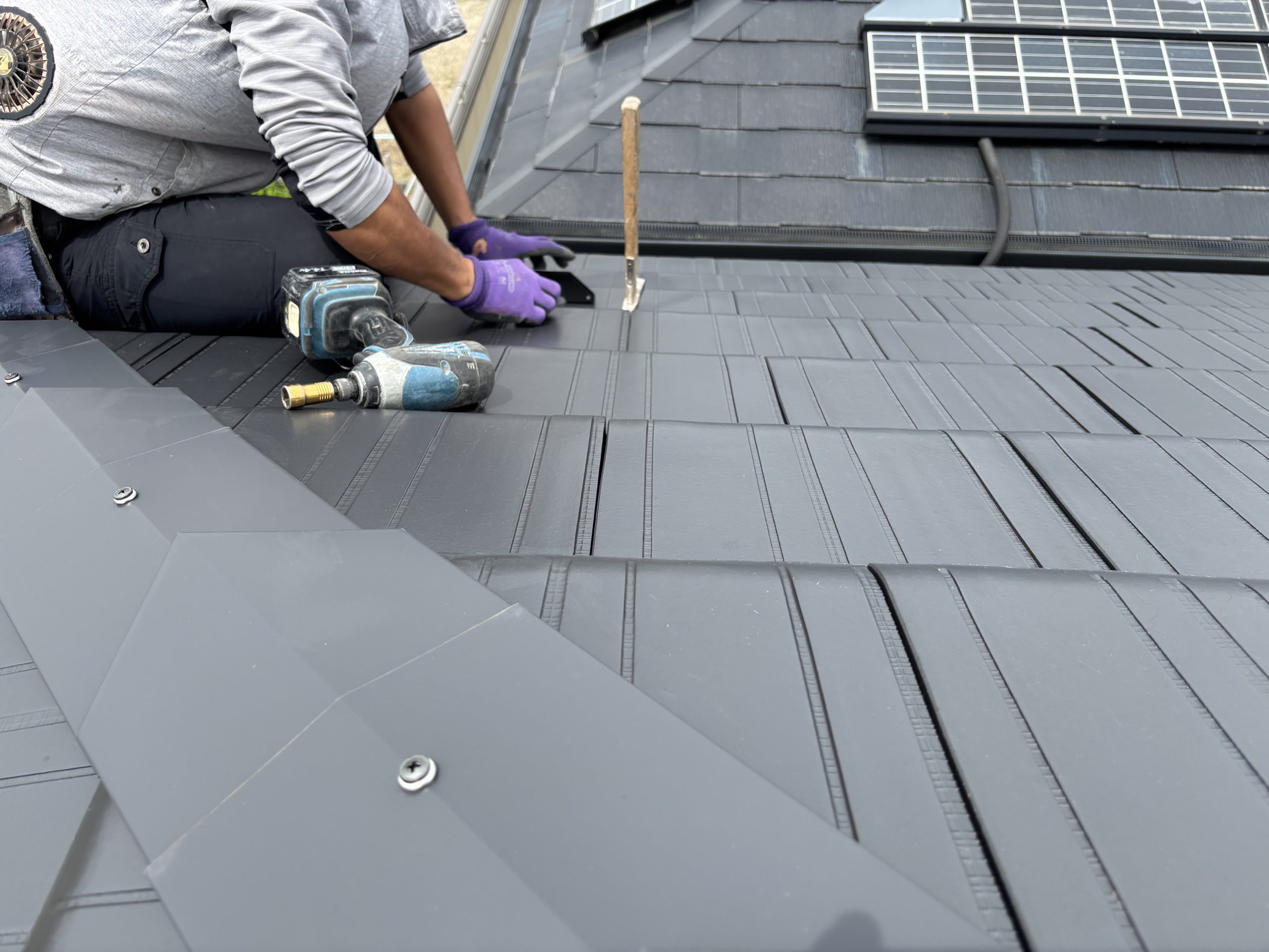 四日市市セキスイハウス雪止め金具