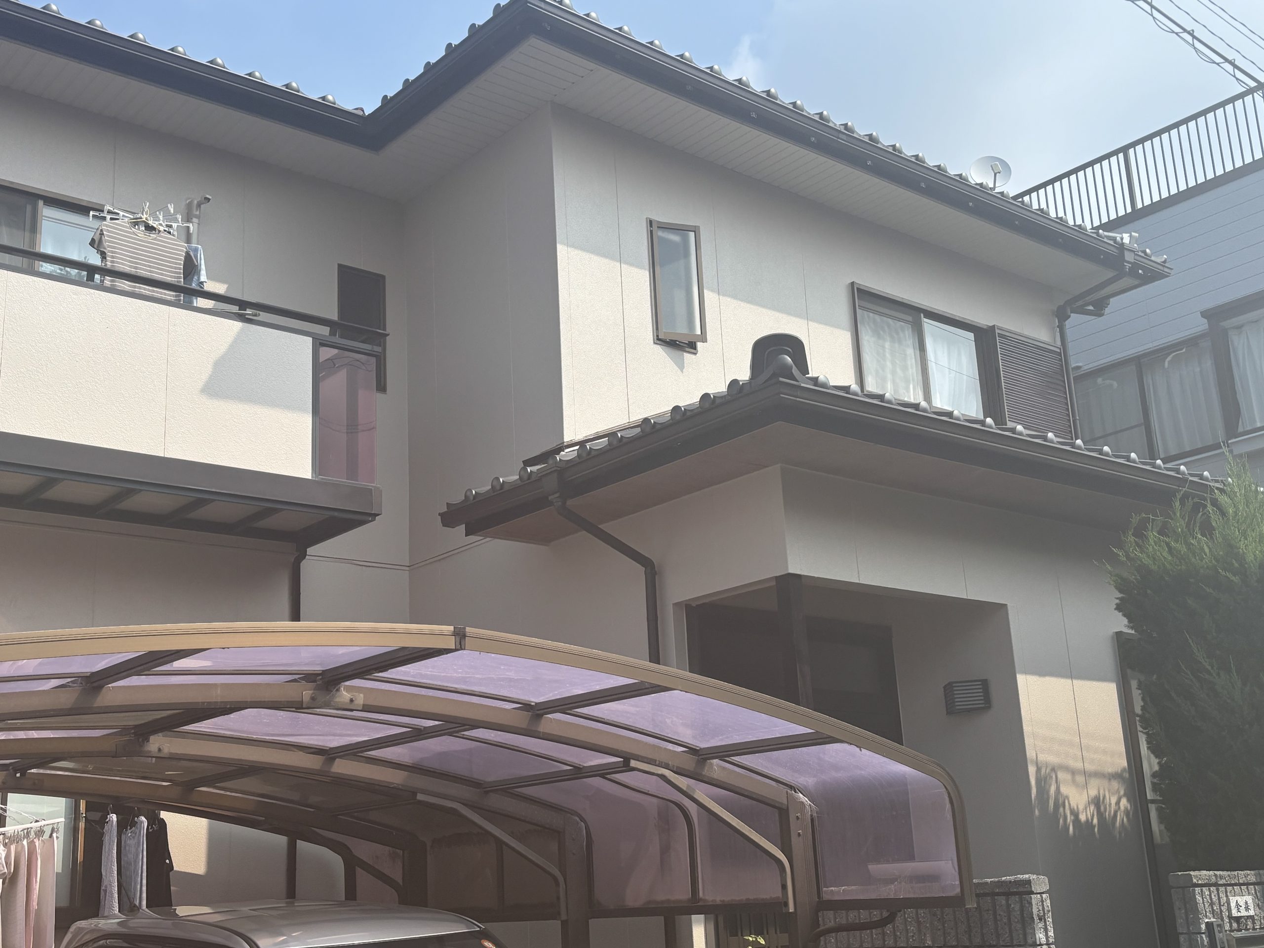 四日市市軒天張替え