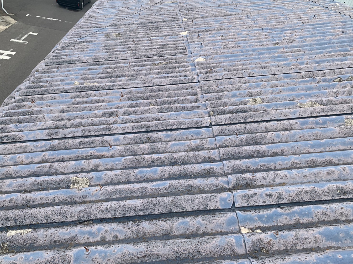 桑名市のスレート屋根のメンテナンス