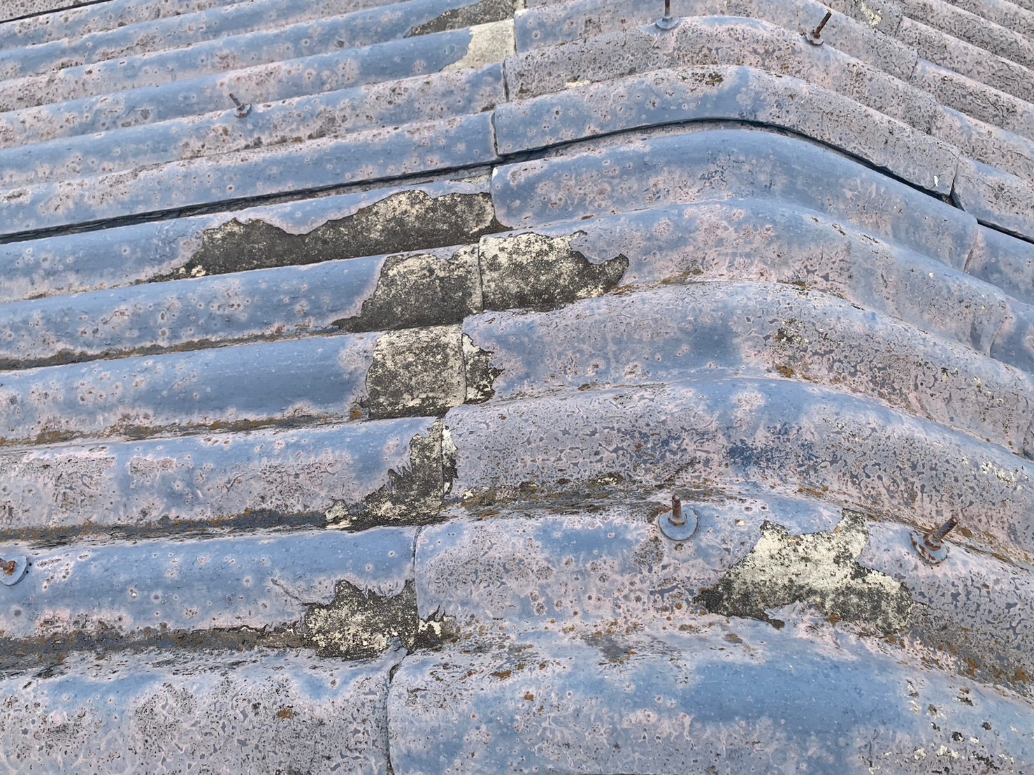 桑名市のスレート屋根のメンテナンス