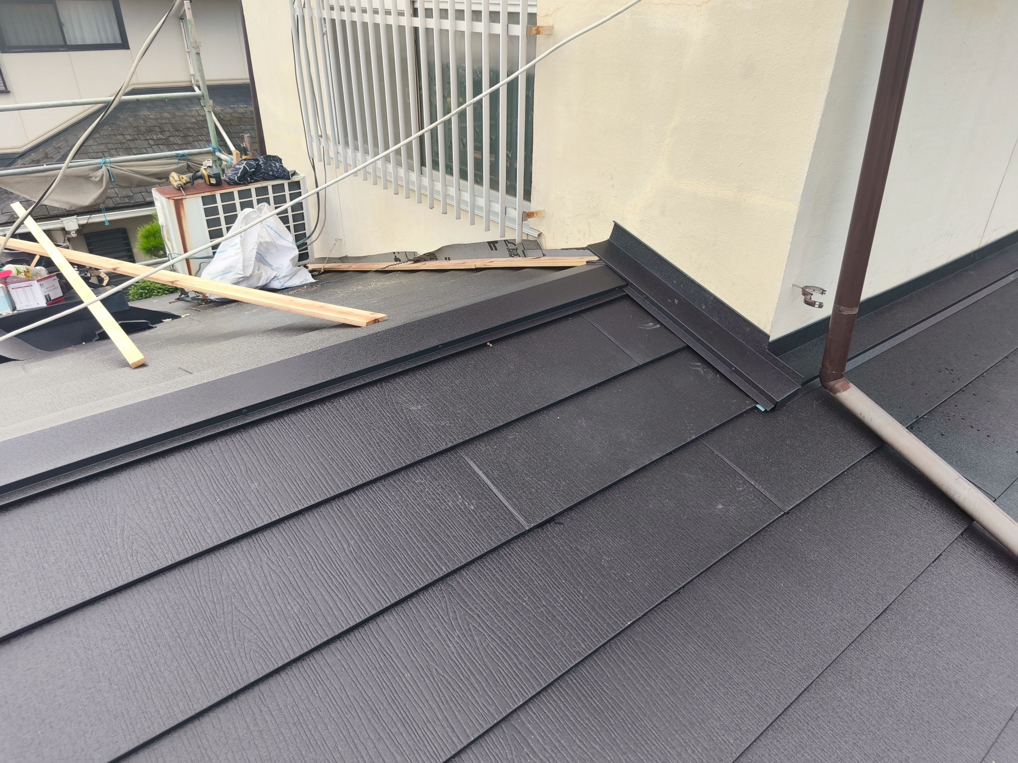 東員町屋根葺き替え