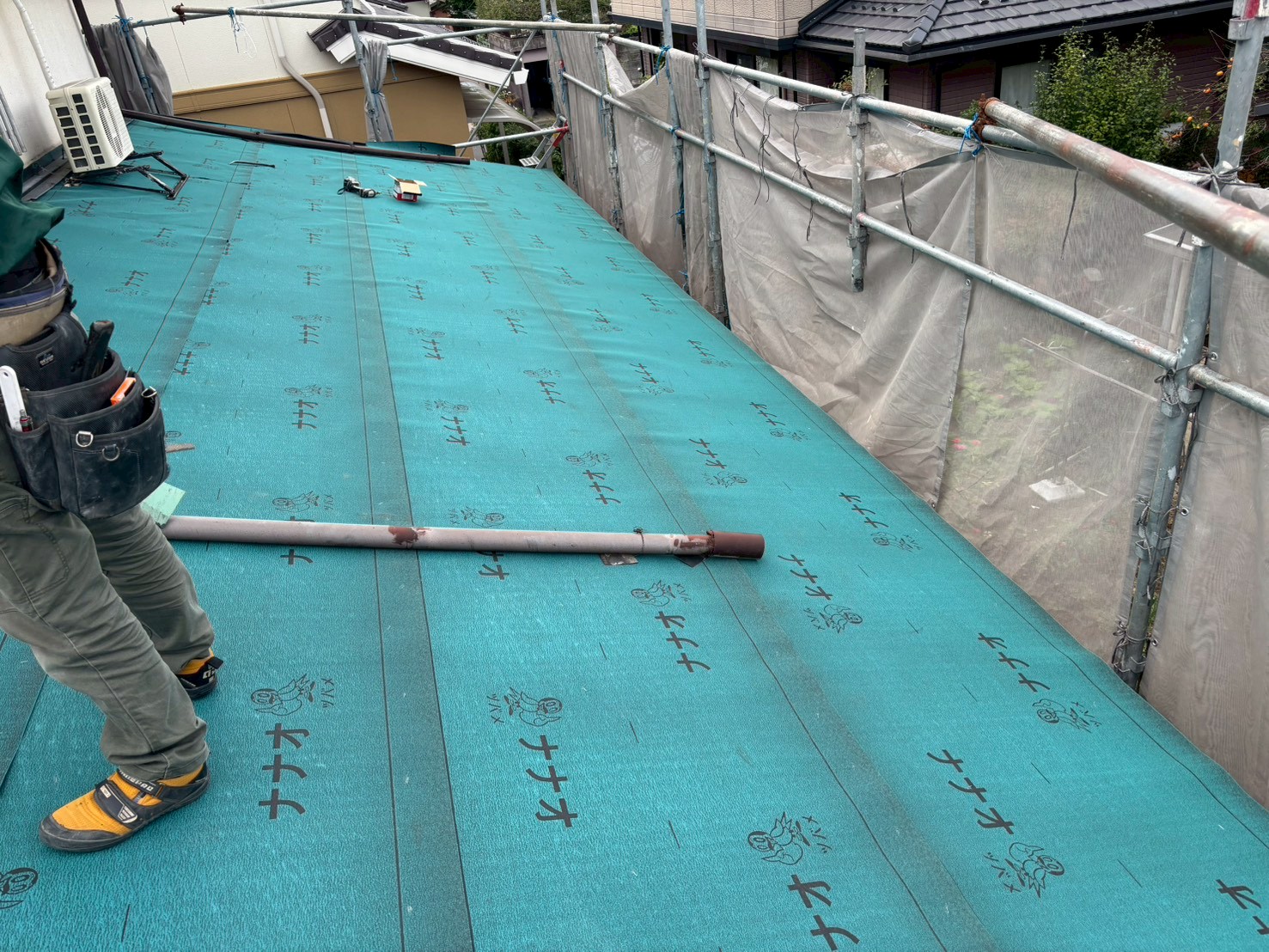 東員町屋根葺き替え