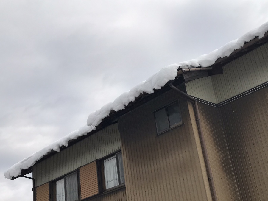 いなべ市雨どい破損、雪害