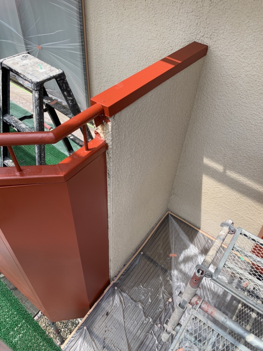 下塗り金属部分錆止め