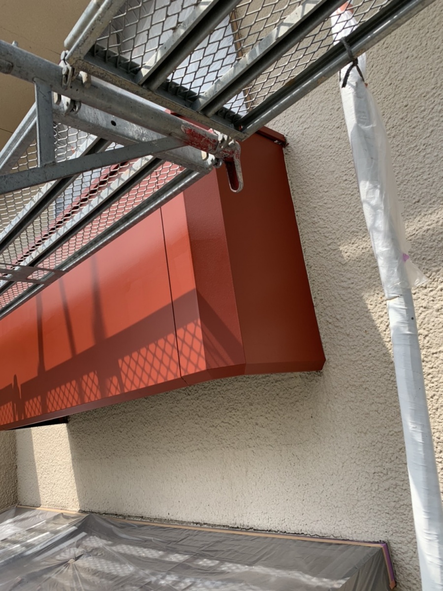 ベランダ金属部分の錆止め