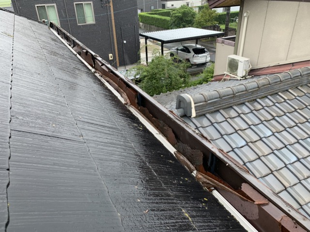 パラペット、雨漏れ