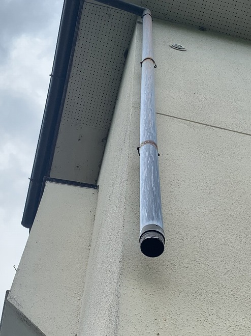 雨樋、竪樋、台風被害