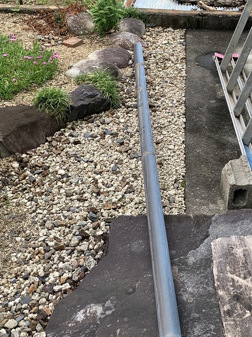 雨樋、竪樋、台風被害