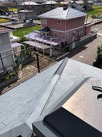 台風被害　棟板金　破損　修繕　街の屋根やさん四日市店