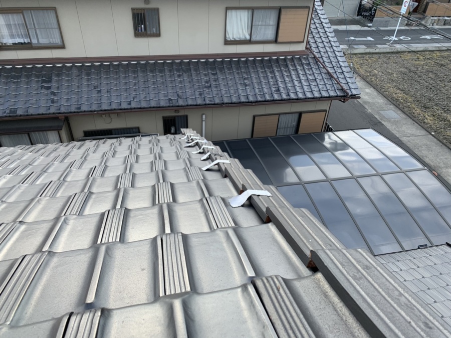 川越町、屋根工事、瓦修理