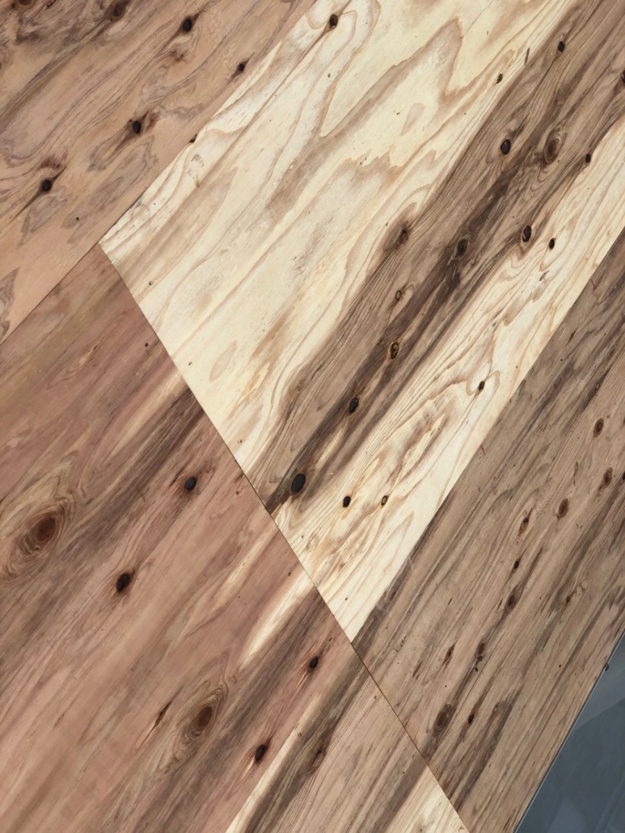 屋根葺き替え、野地板