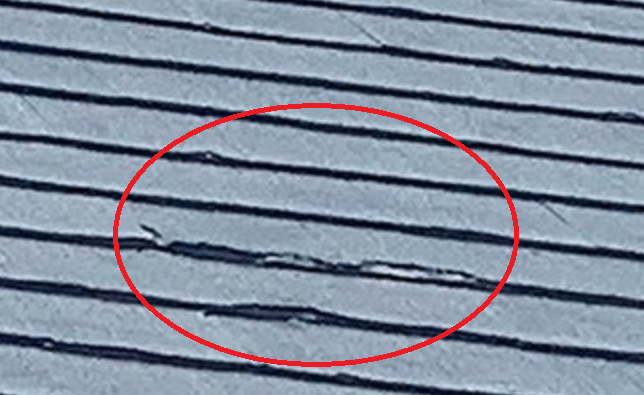 ニチハパミールの剥がれ