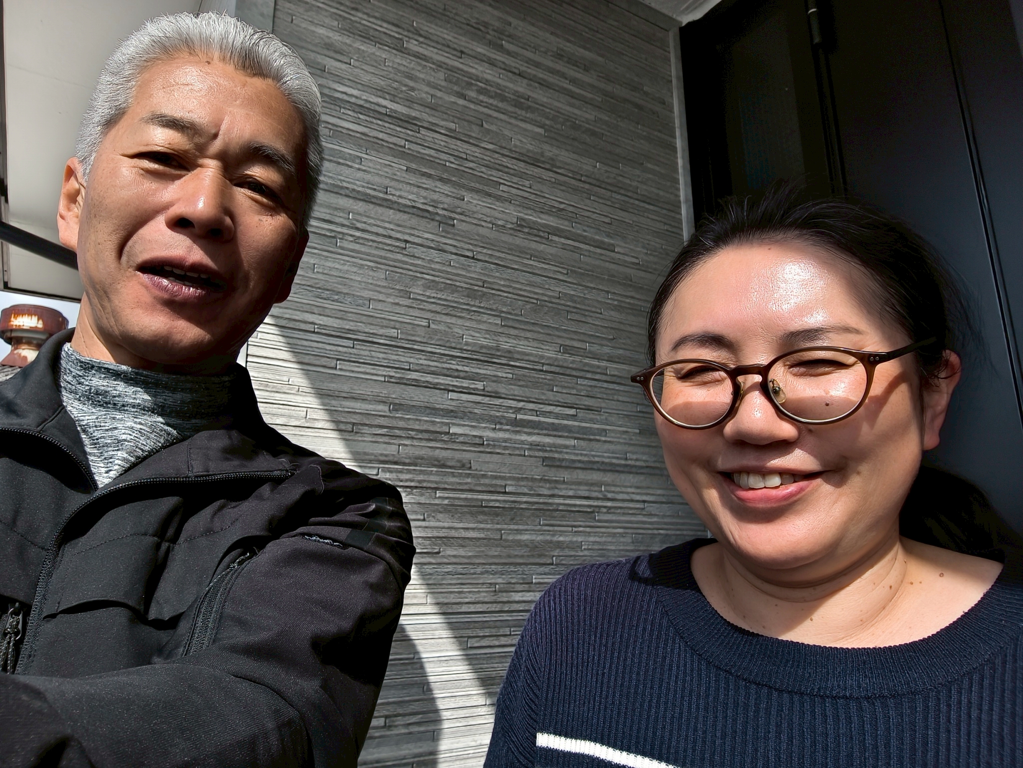 お客様との写真