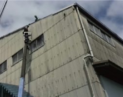 工場小波スレート外壁