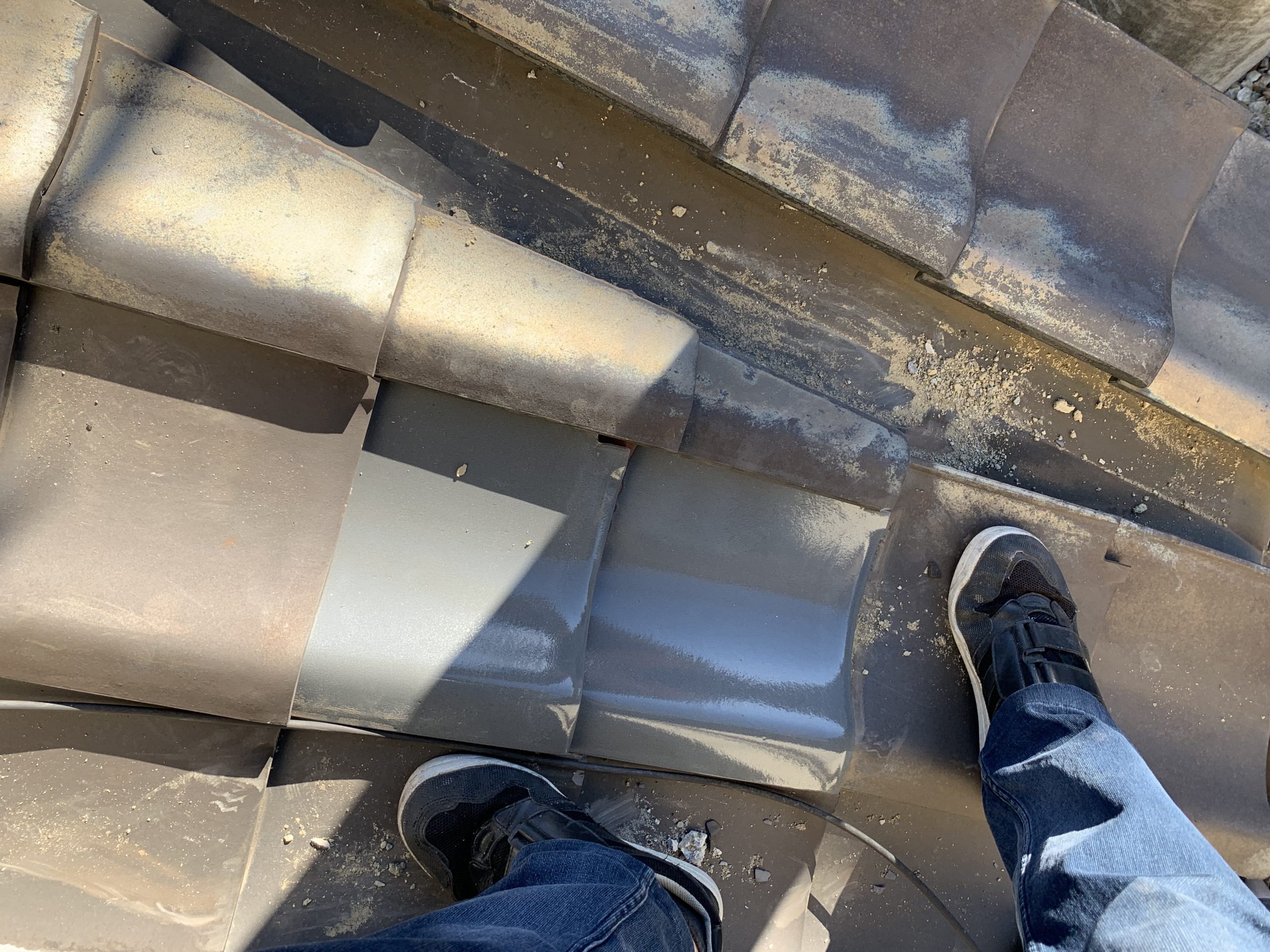 瓦の差し替え完工