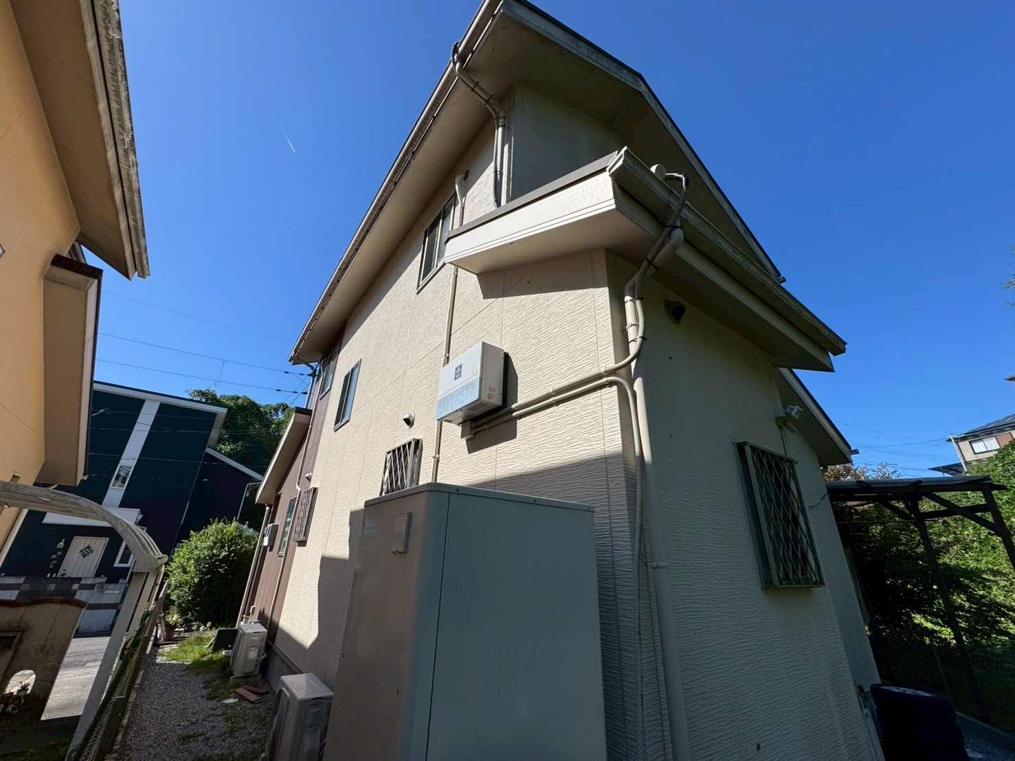 外壁全体の状態確認