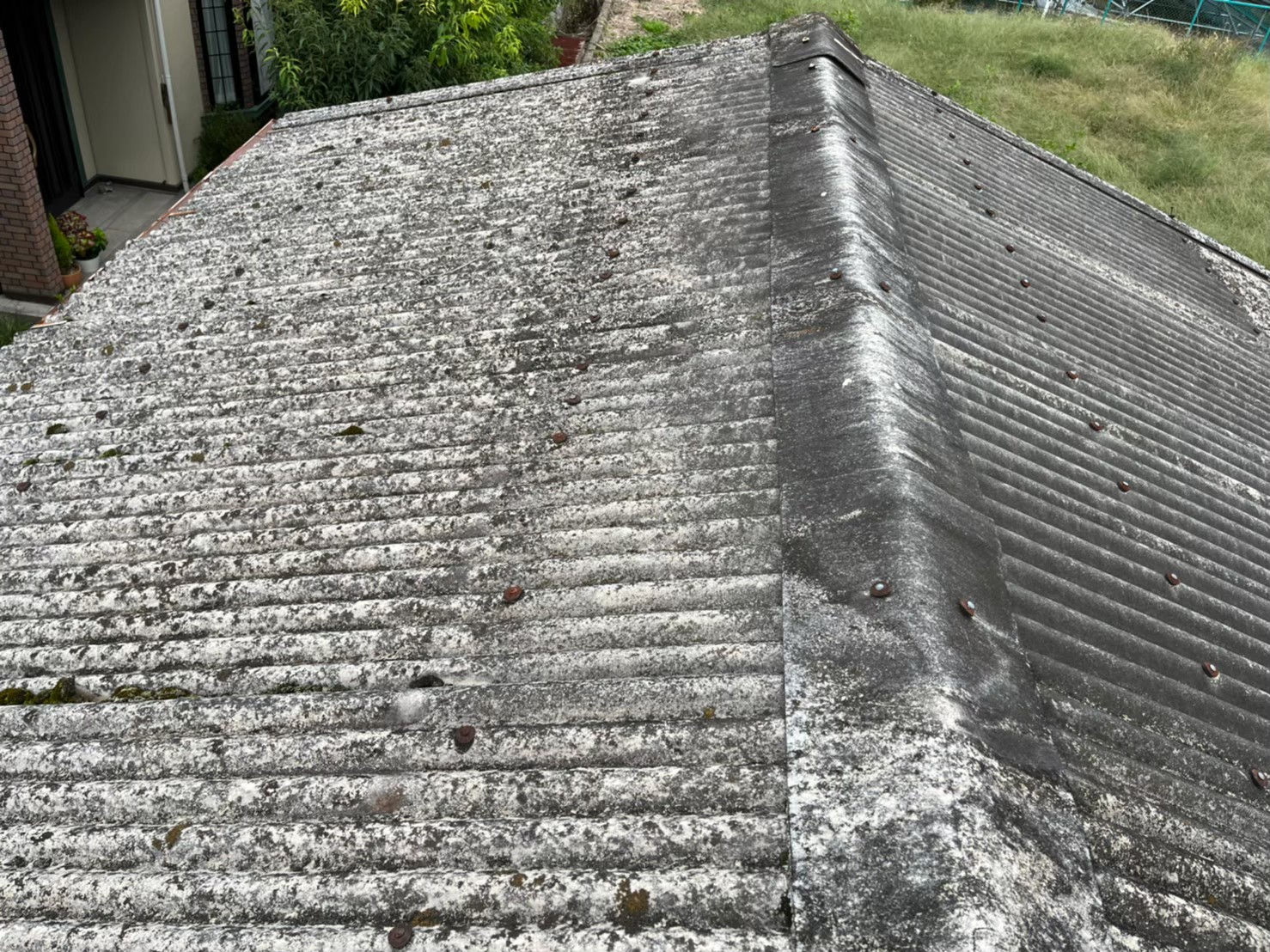 アスベスト入り屋根材