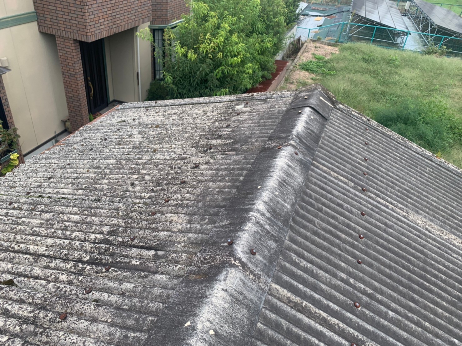 アスベスト入り屋根材