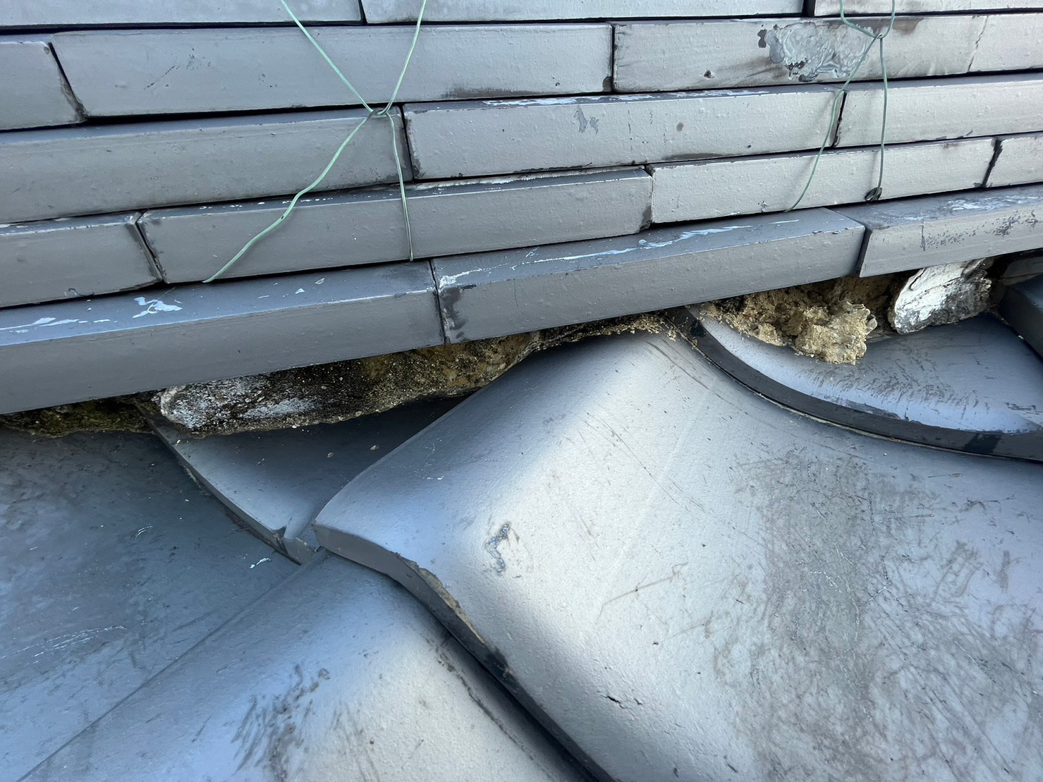 彦根市 漆喰の老朽化