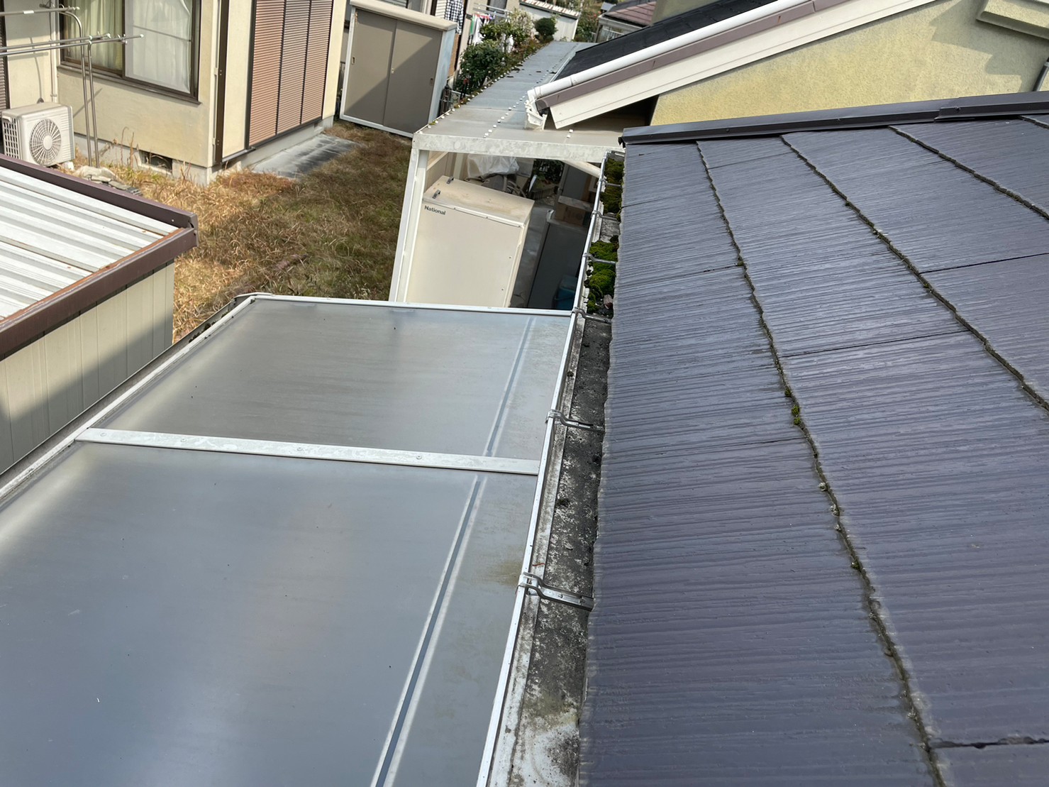 近江八幡市　雨樋コケ