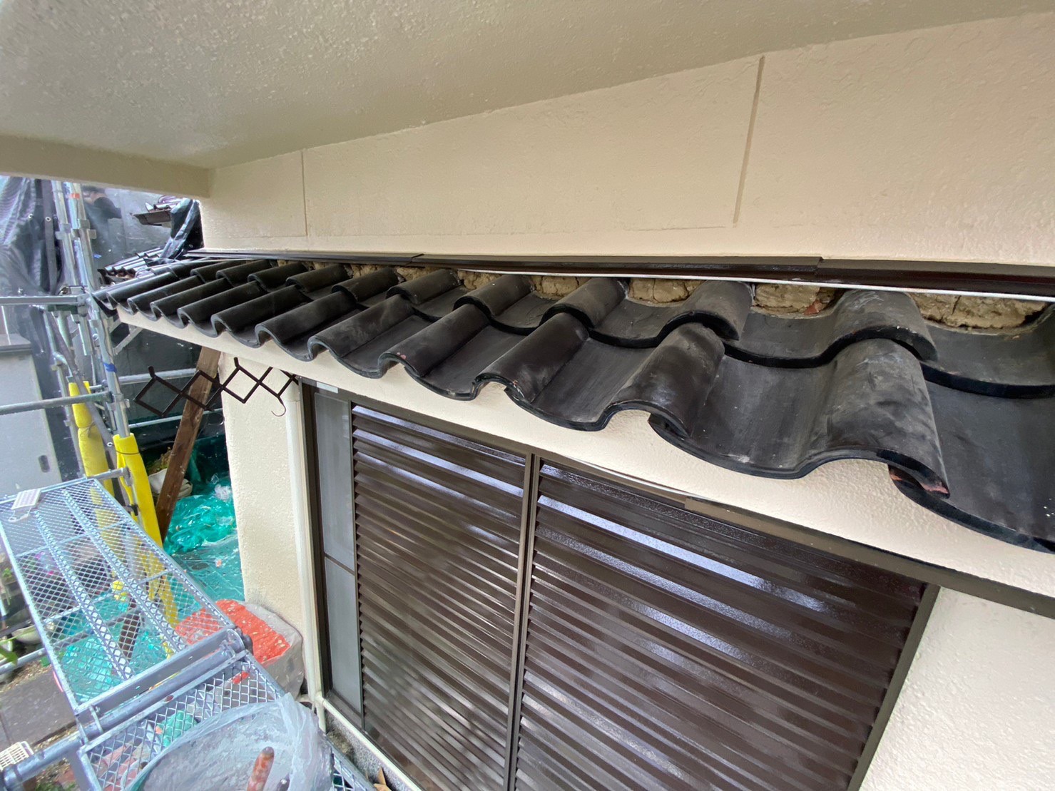 漆喰詰め直し工事