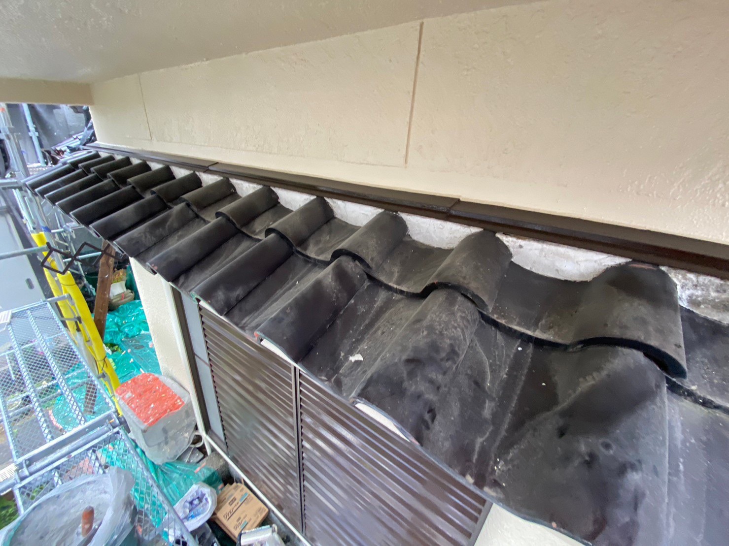 漆喰詰め直し工事