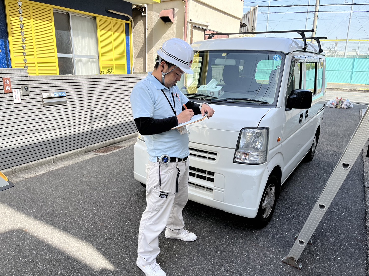 田中写真　現場調査