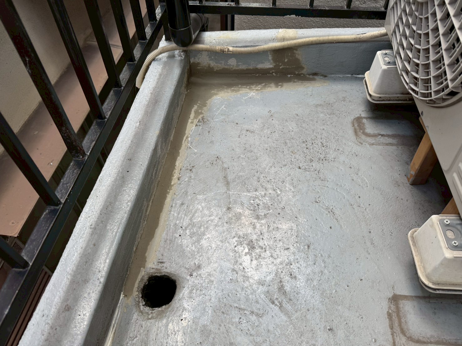 ベランダ防水層の補修