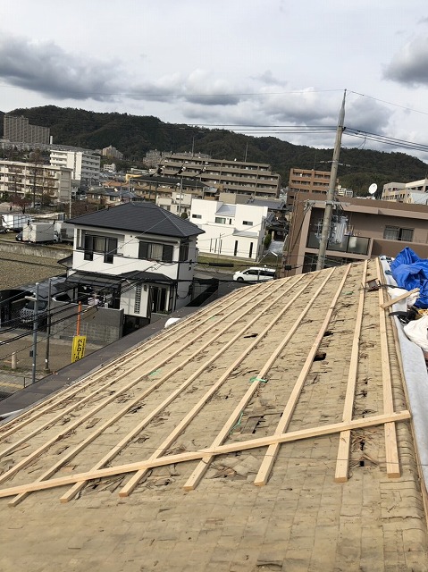 屋根下地