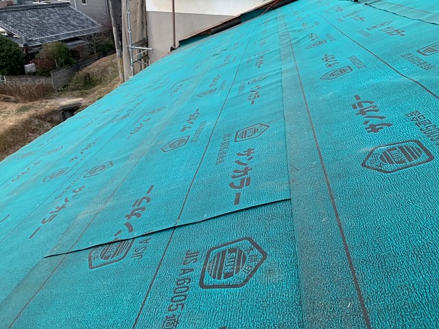 ルーフィング張り