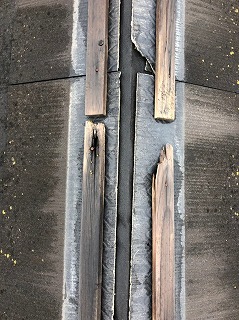 屋根の現場調査