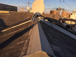 カラーベストの屋根