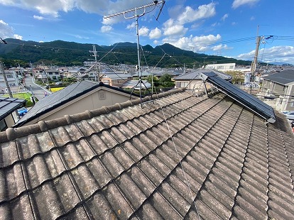 棟瓦の取り直し後2