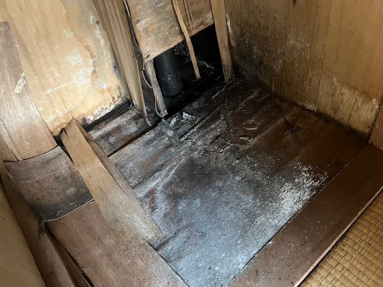 大津市　雨漏り放置した結果