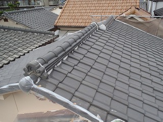 屋根の現場調査